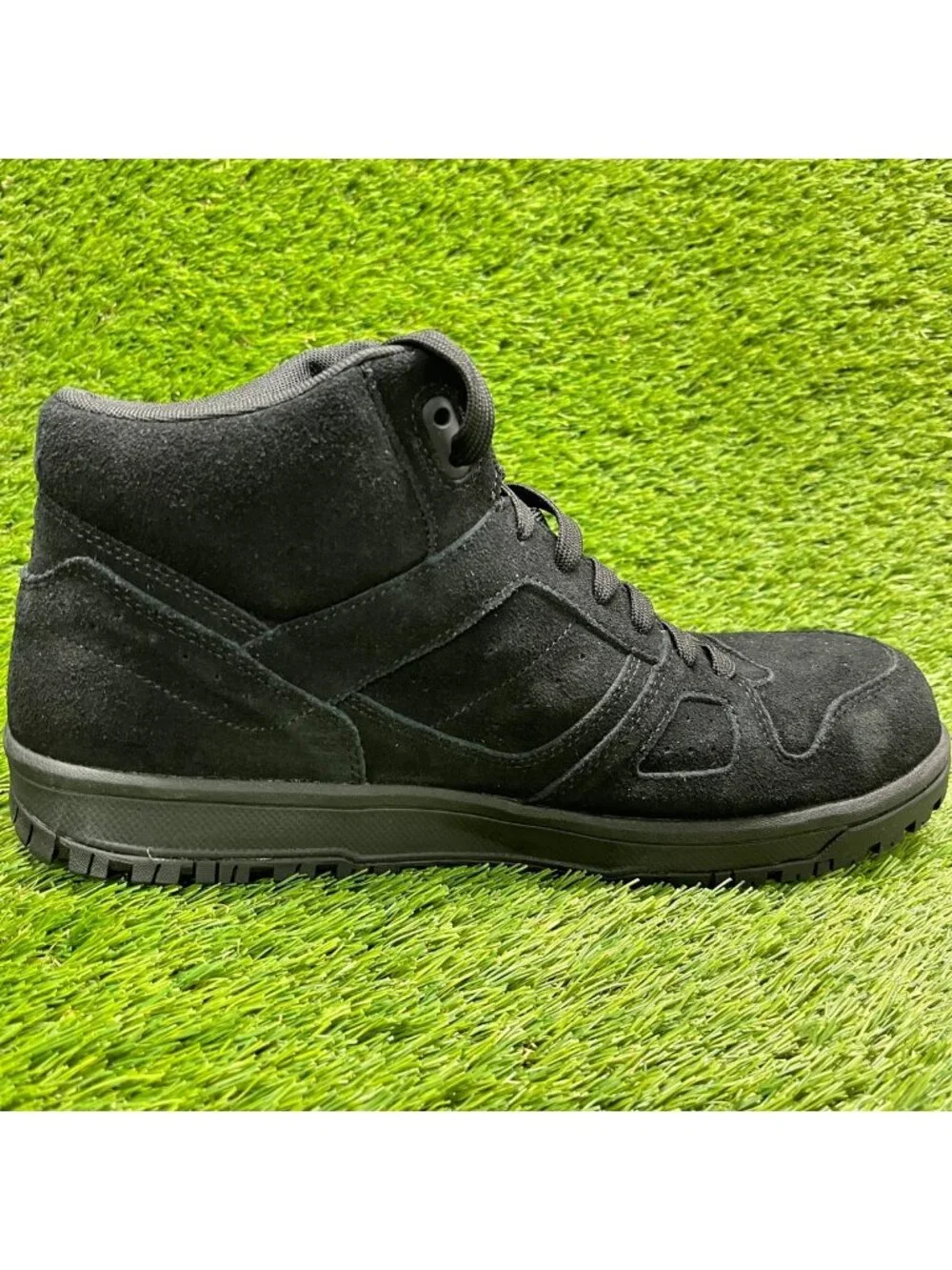 Airwalk Mongo Mid EH SR Mens Size 13 Black Suede Composite Toe Safety Work Boots